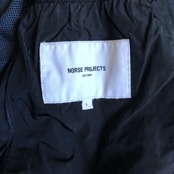 *LIKE NEW* Norse Projects, Ryan GMD Nylon Bomber, Navy, Large - Picture 8 of 10